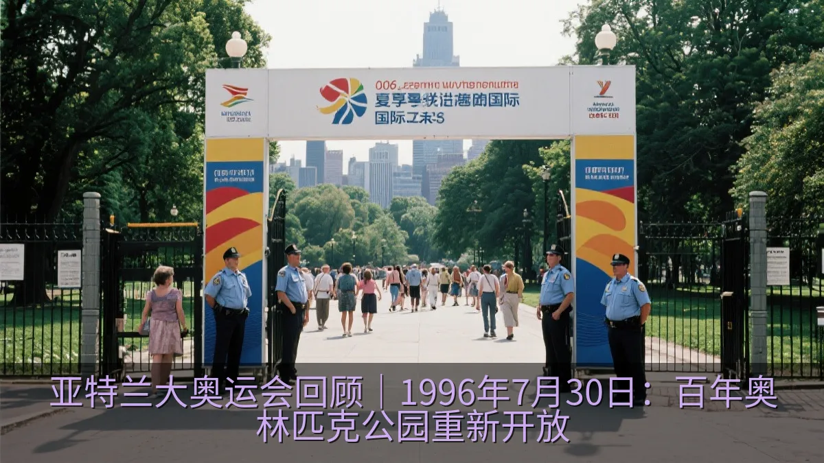 亚特兰大奥运会回顾｜1996年7月30日：百年奥林匹克公园重新开放
