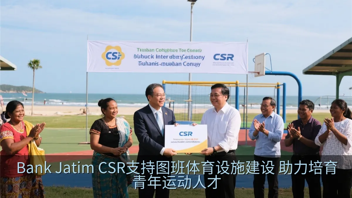 Bank Jatim CSR支持图班体育设施建设 助力培育青年运动人才